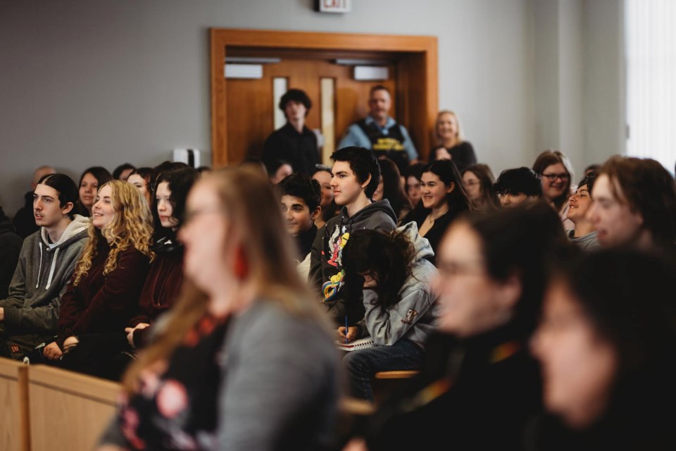 The Pathways to Justice: Indigenous Futures in Law event was held for local students recently at the Orillia Courthouse. 