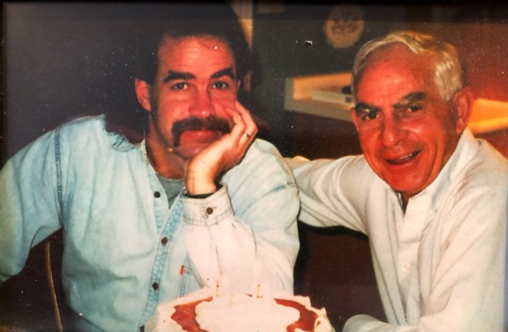 John Epstein with his father, Dr. Bo John Epstein. The elder Epstein died after several years of dealing with Alzheimer's and dementia.