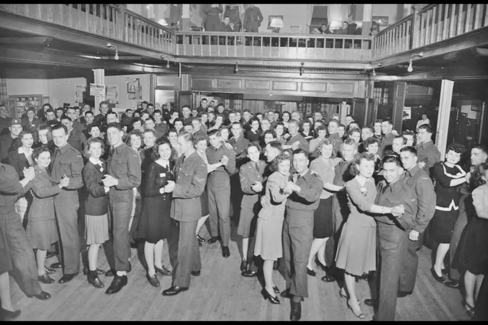 The former Maple Leaf Club inside St. James Anglican Church served as a place of safety and entertainment during the Second World War. 