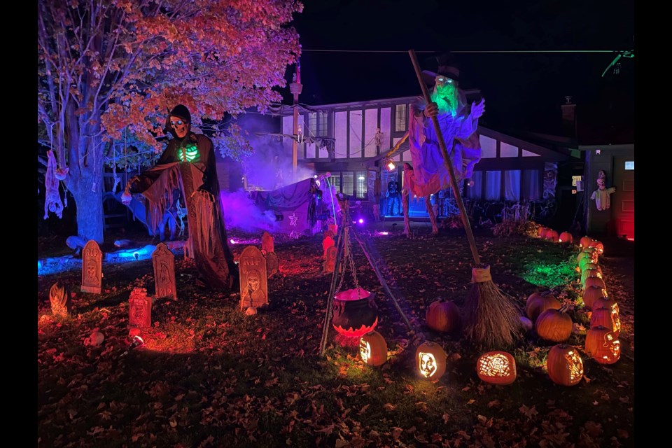 One of Orillia's most impressive Halloween displays can be found on Martin Drive. 