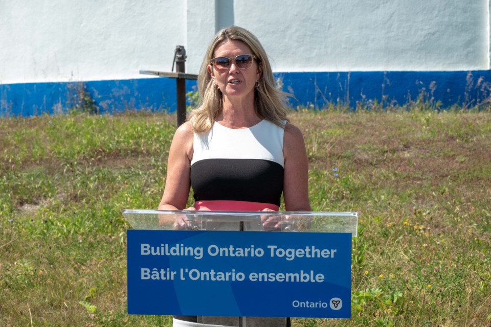 Simcoe North MPP Jill Dunlop announced on Friday afternoon that the provincial government is investing in Orillia's water supply and housing. 