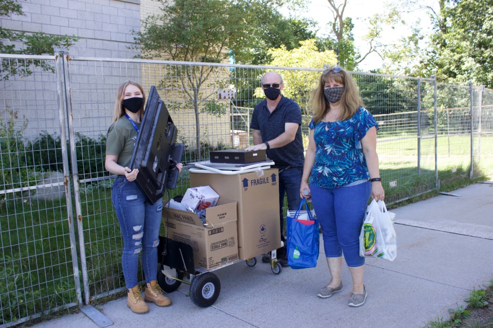 A move-in day was held recently for students staying in residence at Lakehead University in Orillia. Supplied photo