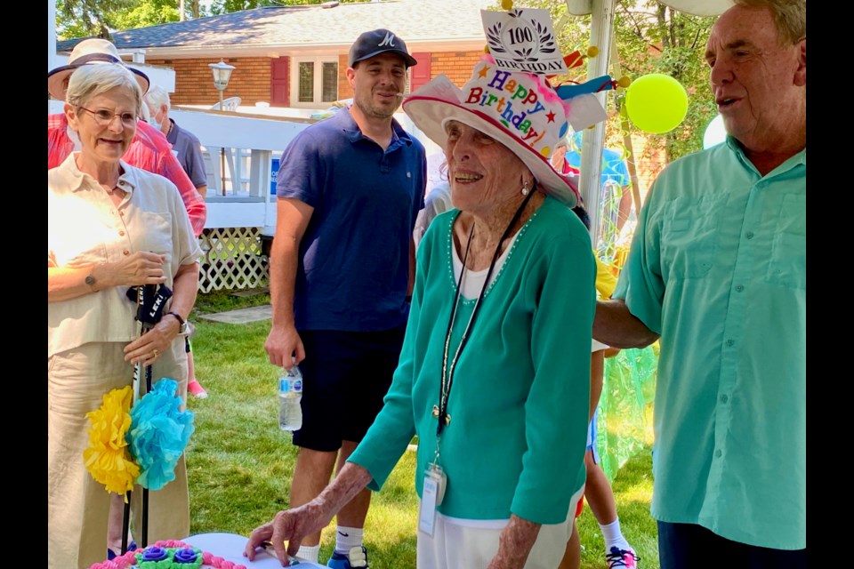 Glen Speer was celebrated Thursday on her 100th birthday.