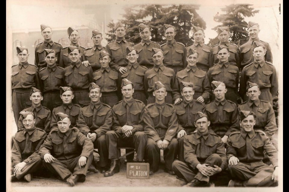 The Royal Regiment of Canada, D Company, 21 Platoon, is shown in 1941.