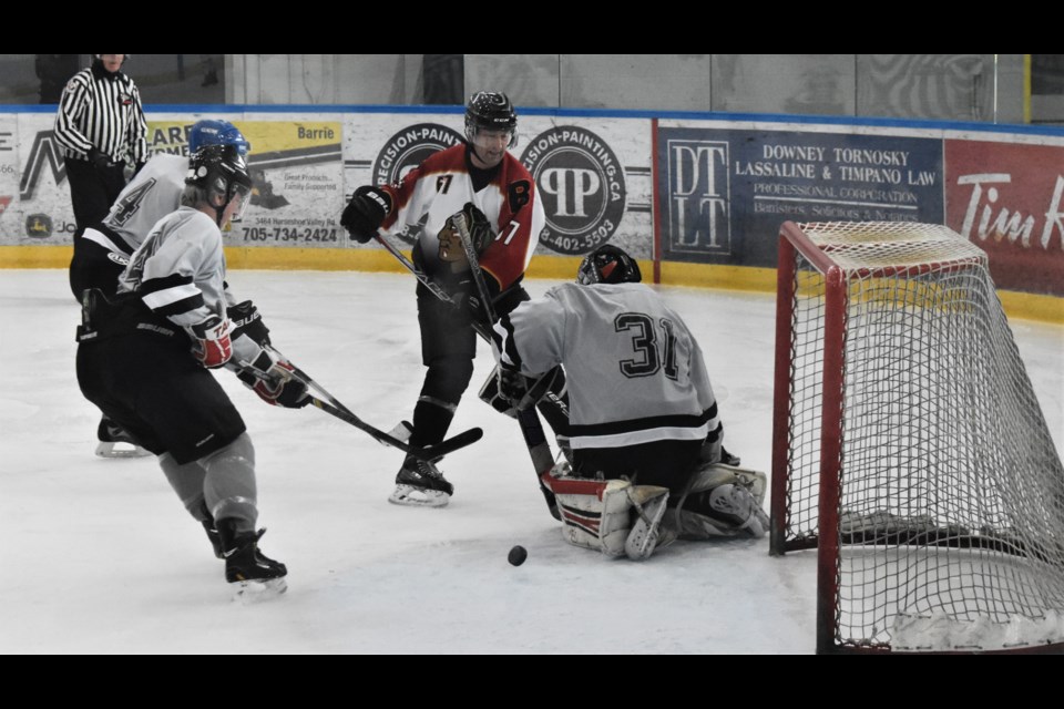 Twenty-eight teams took to the ice during the 2018 Big Brothers Big Sisters Hockey Tournament. This year's tournament was cancelled due to COVID. Dave Dawson/OrilliaMatters File Photo