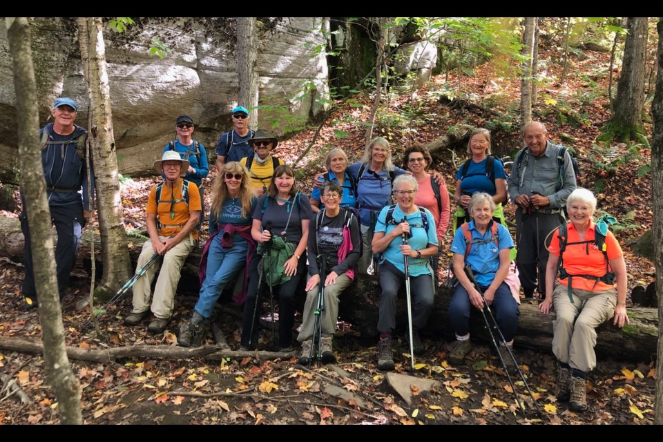 Members of both the Orillia and Barrie chapters of the Ganaraska Hiking Club hiked the Centennial Ridges Trail in Algonquin Park earlier this week.