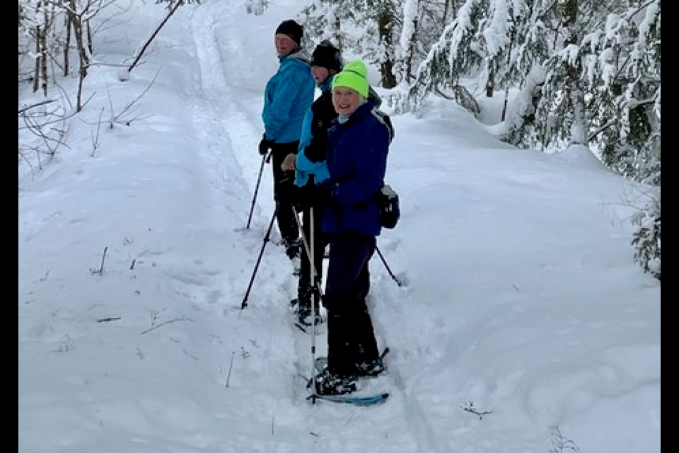 Members of the Ganaraska Hiking Trail Association took to the Woods Tract in Severn Township on Tuesday.