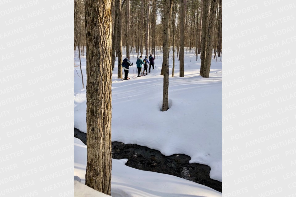 Members of the local Ganaraska Hiking Trail Association headed out on the Oro Tract of the Simcoe County Forest in Oro-Medonte on Tuesday.