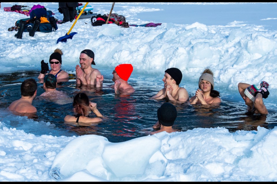 Local group polar plunging in Lake Couchiching twice a week - Orillia News