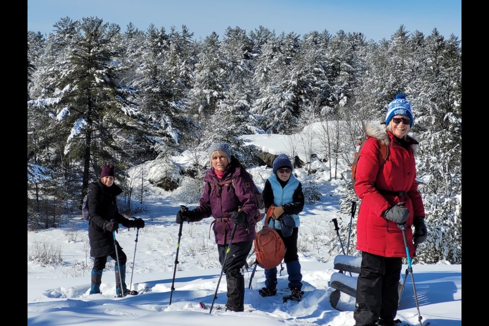 Members of the Orillia chapter of the Ganaraska Hiking Club have been busy in recent days, hiking at the Coopers' Falls Trail in Muskoka, the Walsh Tract of the Simcoe County Forest and the Bracebridge Resource Management Centre.