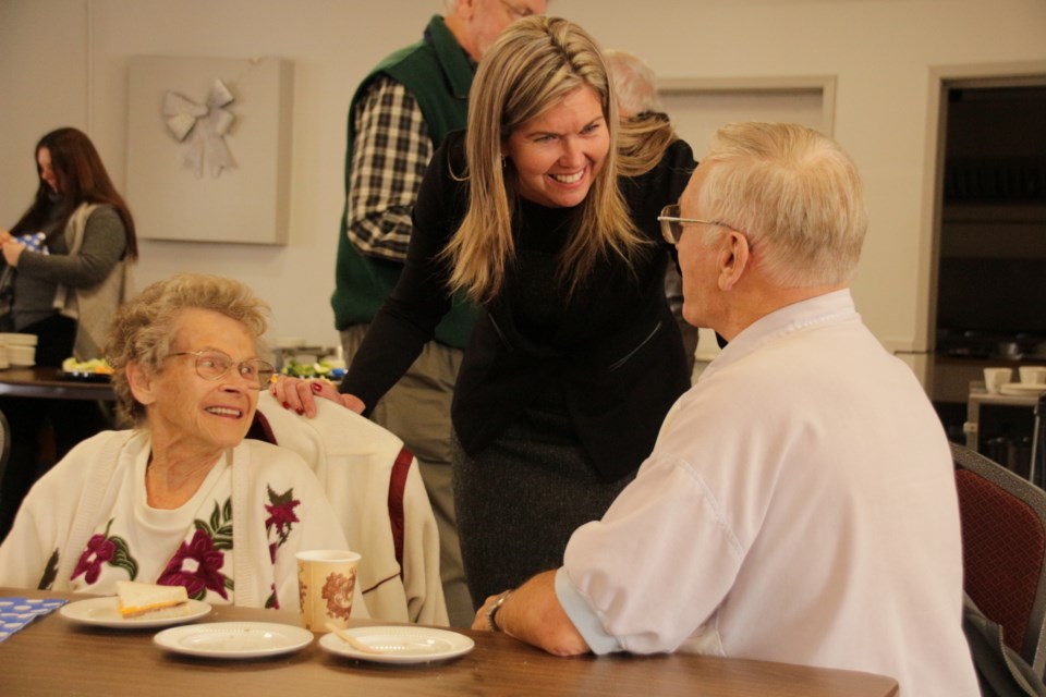 Simcoe North MPP Jill Dunlop met up with dozens of her supporters at a New Year's Levee she hosted Sunday at the Coldwater Legion. Mehreen Shahid/OrilliaMatters