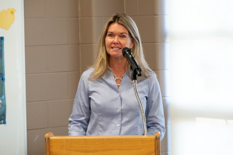 Simcoe North MPP Jill Dunlop was at the Rama Public Library on Wednesday morning to make a funding announcement for First Nations public libraries.   