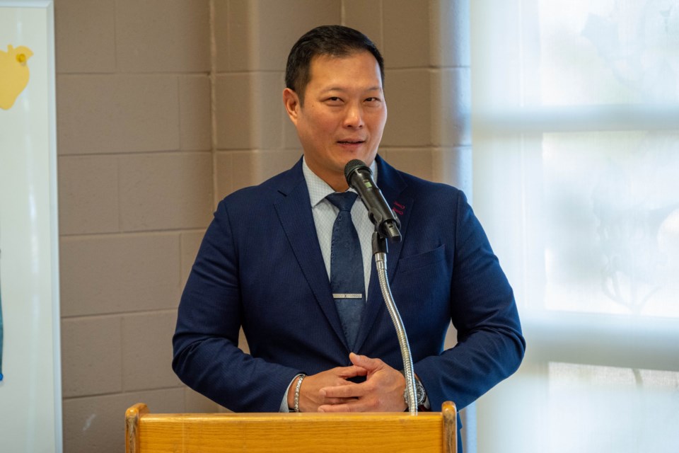 Minister of Tourism Culture and Gaming Stan Cho visited the Rama Public Library on Wednesday morning to make a funding announcement for First Nations public libraries.   