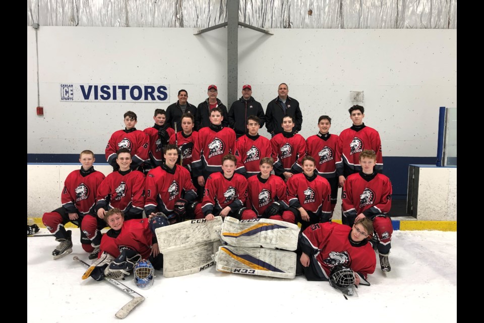 The Orillia Ice Dogs (2004) shone at a recent spring tournament before suffering a tough one-goal loss in the championship that was decided in a 16-round shootout.