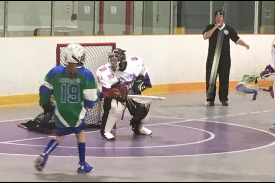 The Orillia peewee girls turned in a strong showing at a weekend lacrosse tournament in Kitchener/Waterloo. Contributed photo