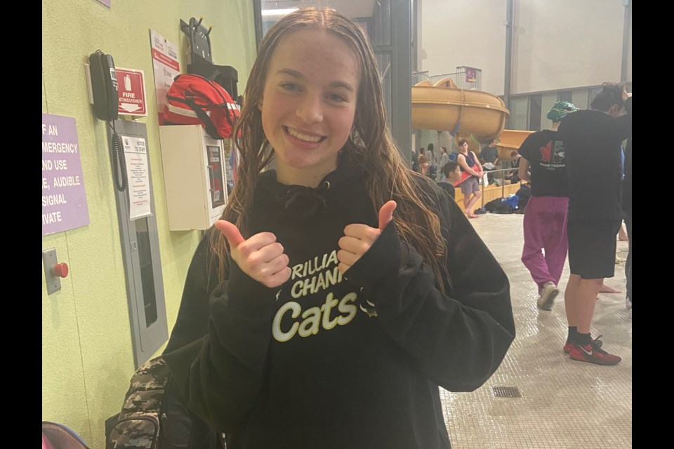 Orillia Channel Cats swimmer Maelle Bouchard has qualified for the Ontario Age Group Championships.