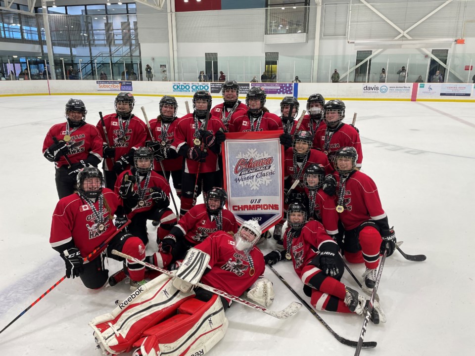 Orillia Hawks go undefeated, soar to tournament title win Orillia News