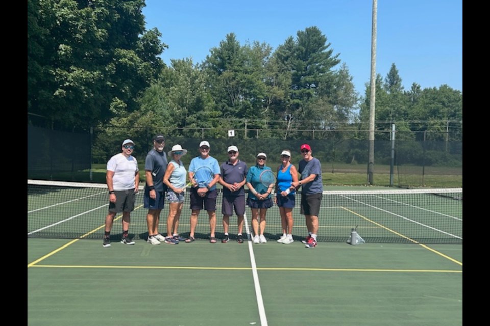 Team Orillia, above, defeated Team Bracebridge in the recent Summer Slam event in Bracebridge.