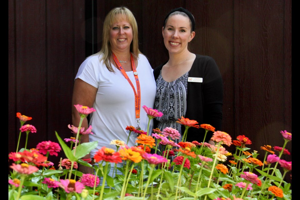 Kandas Bartlett, left, engagement manager, and Emily Lazareth, registered nurse and clinical manager, are key staff at Mariposa House Hospice.