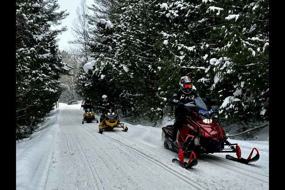 With many of the region’s 200-plus kilometres of snowmobile trails open, local officials say the Orillia area is in for a ‘banner January’ of snowmobiling. 