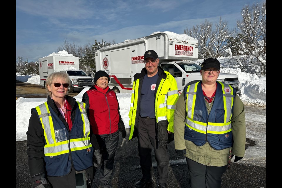 Officials from the Salvation Army were preparing to deliver food to those still unable to leave their homes in Gravenhurst on Tuesday afternoon. Dozens of people and organizations have stepped up since a wicked storm dumped up to a metre of snow on the area, forcing a two-plus-day closure of Highway 11 from Orillia to Huntsville.