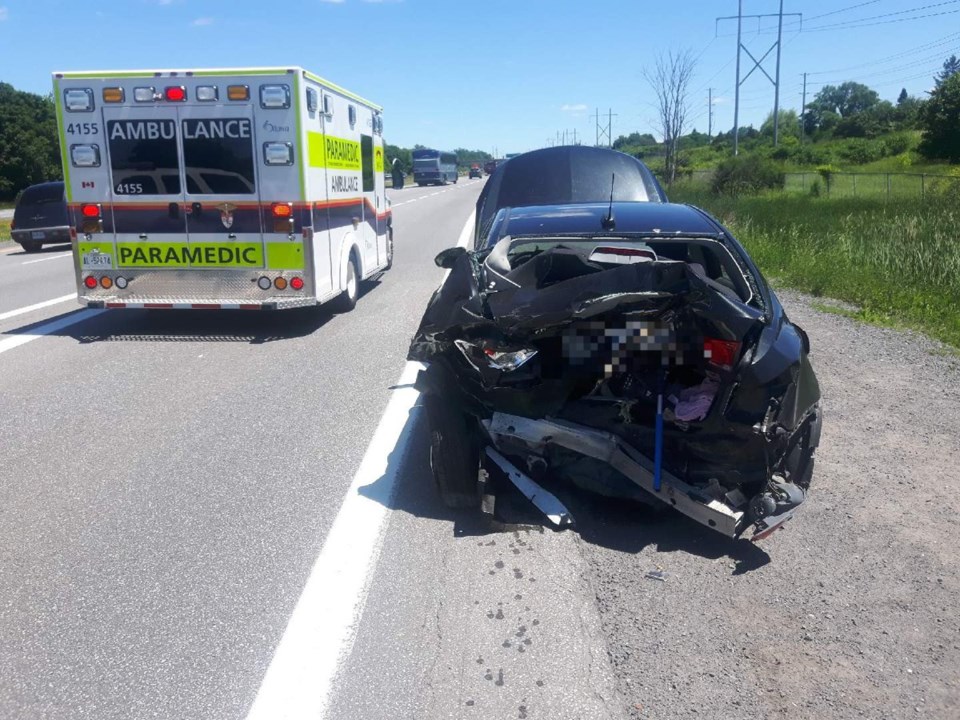 Hwy 174 Crash Sends Three To Hospital Citynews Ottawa