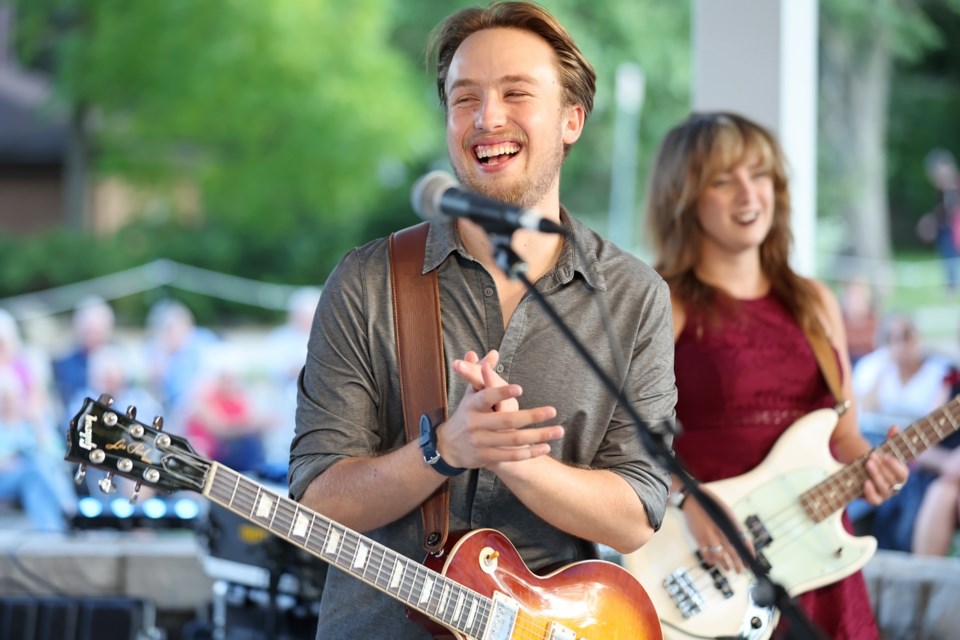 JUNO-nominated blues-rock artist and Niagara native Spencer Mackenzie rocked the 11th and last concert in the Fonthill Bandshell summer series on Thursday, Sept.5.