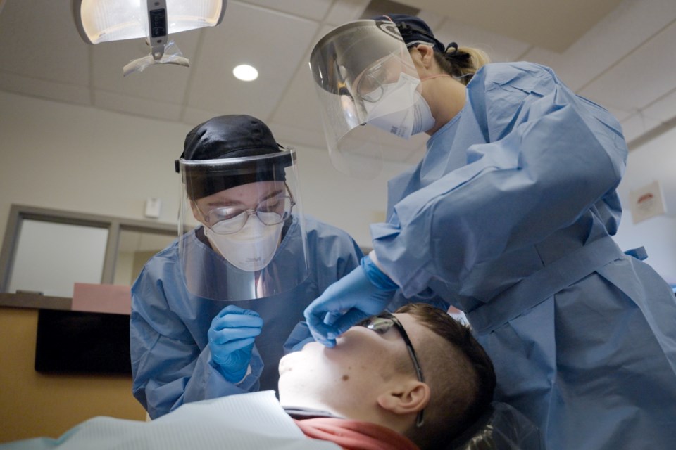 NC Dental Clinic students: Niagara College dental students gain real-world experience working with clients at the NC Dental Clinic, located within the College’s Applied Health Institute at the Welland Campus.