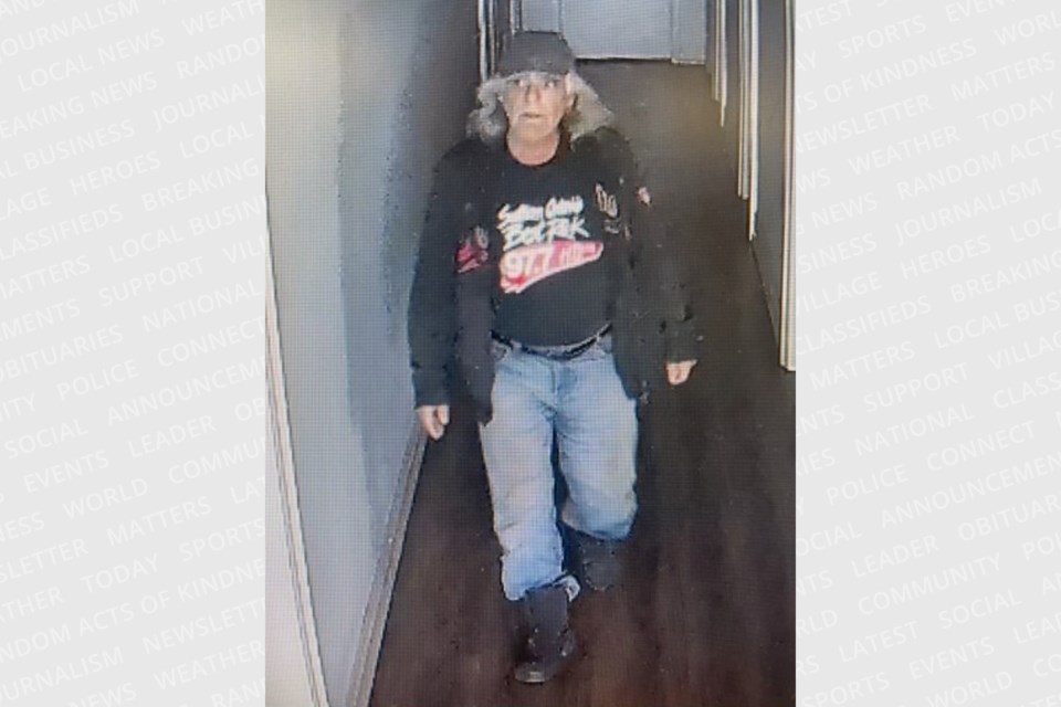 Police are looking for this person in connection with a break-and-enter.