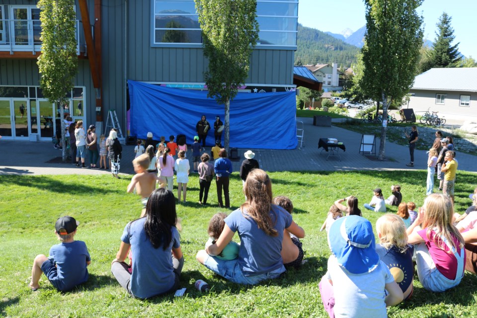 A large crowd attended the mural's unveiling on Wednesday, August. 28.