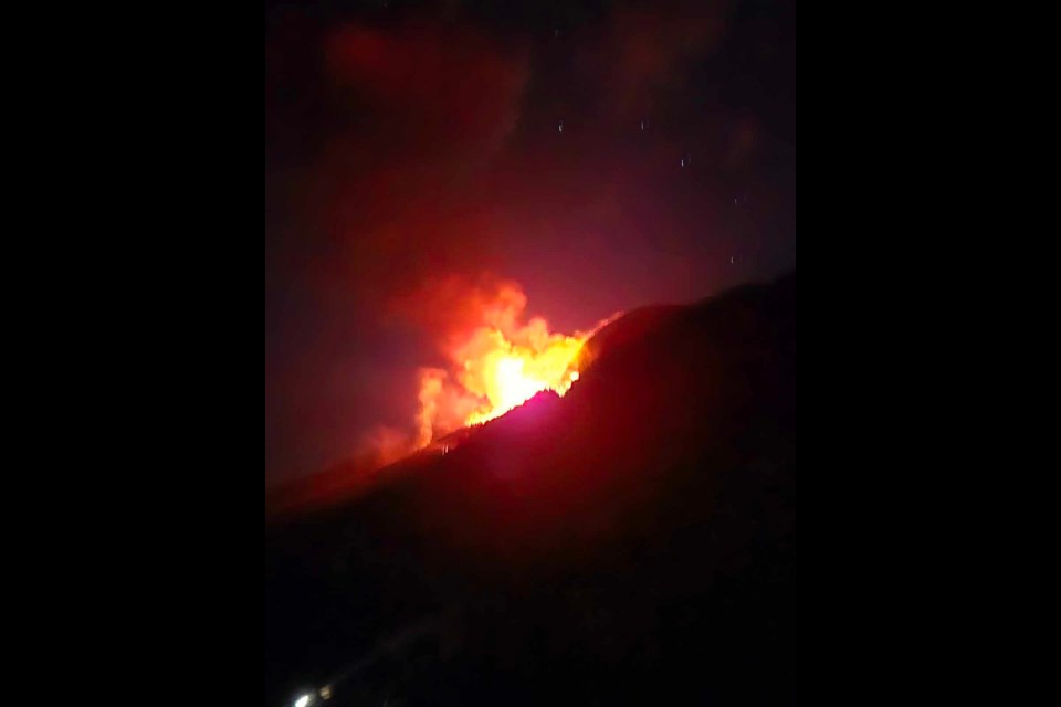 The Birkenhead Lake wildfire.