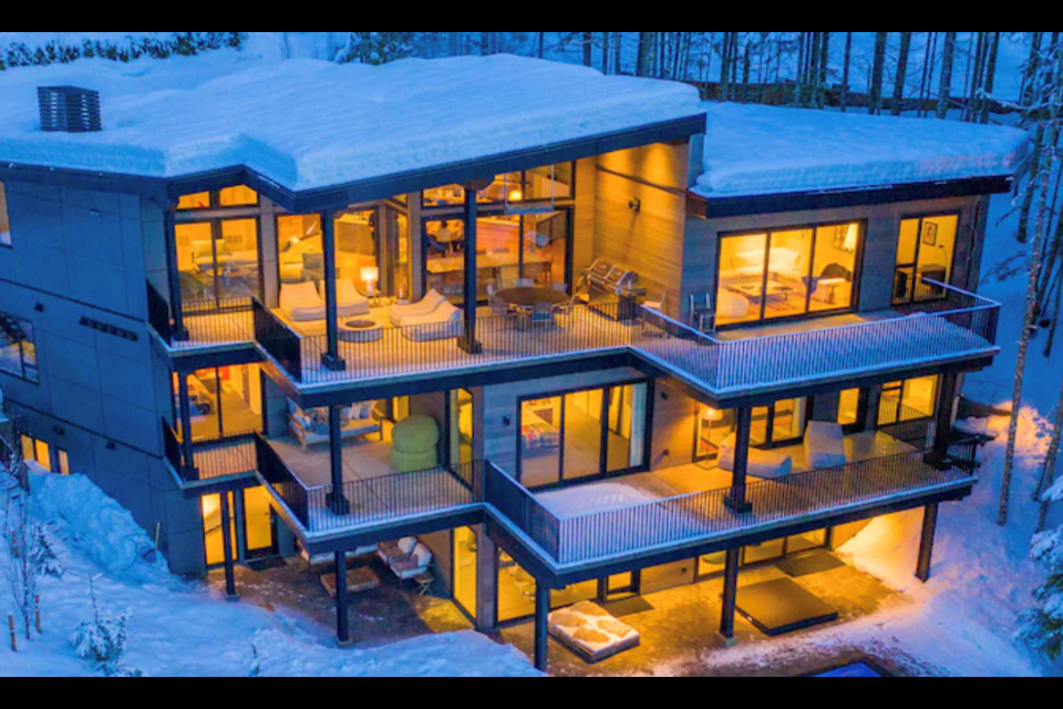 The 10,000-square-foot "Chalet La Forja" in Kadenwood .