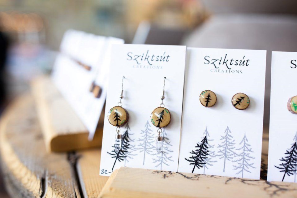 "Sziktsut" means Fallen Tree in the Lil’wat Nation language. It's an appropriate name, considering jewelry-maker Victoria Saddleman  forages her raw materials for Sziktsut Creations from local forests.