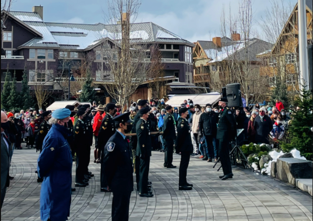 Remembrance day in whistler