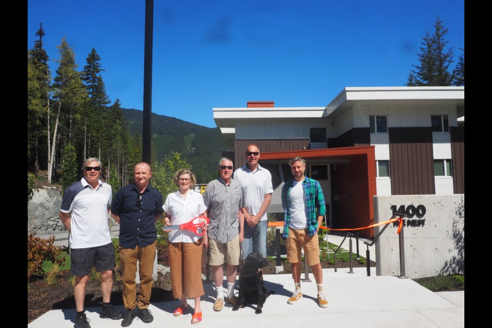 The WVHS board with their new build rental housing on July 5. 