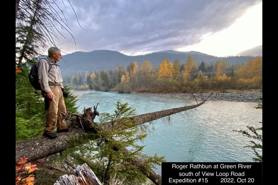 The trail follows along Green River, providing ample opportunity for time by the water.