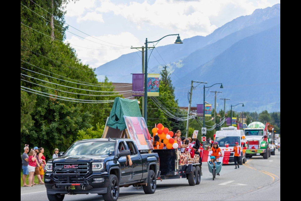 Pemberton's Canada Day parade is a major event every year.