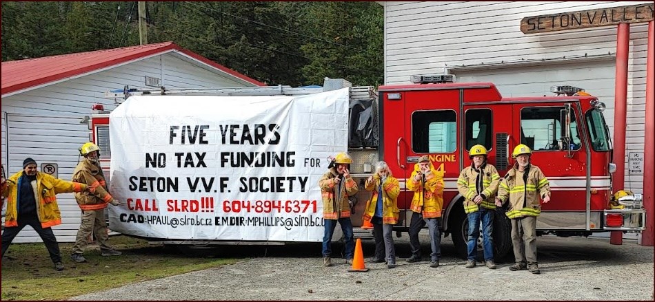 Members of Seton Valley Volunteer Firefighter Society on Nov. 10.