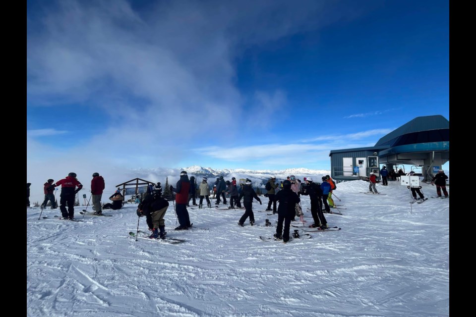 What terrain is open at Whistler Blackcomb for opening day