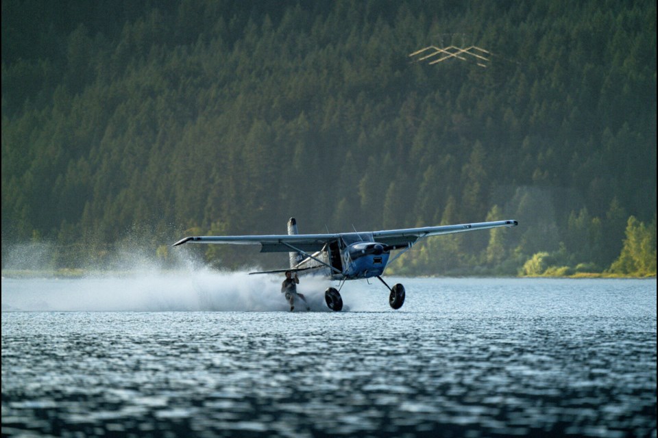 Rory Bushfield became the first man to barefoot waterski behind a fixed-wing aircraft on July 17, 2023.