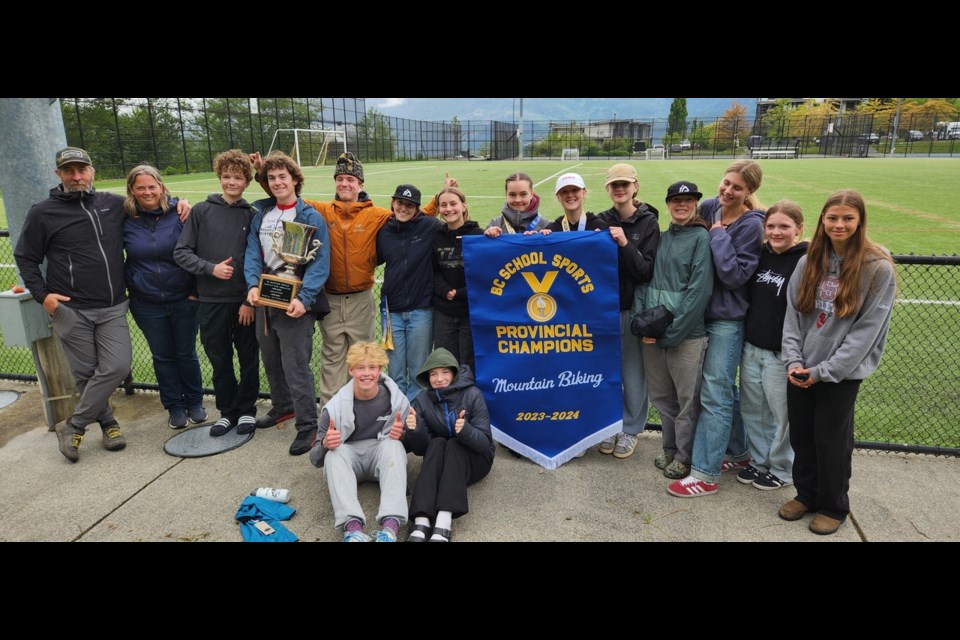 Three straight mountain bike banners for Pemberton Secondary - Pique ...