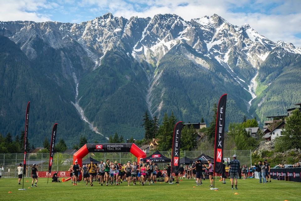 The 2024 XTERRA Pemberton trail run.