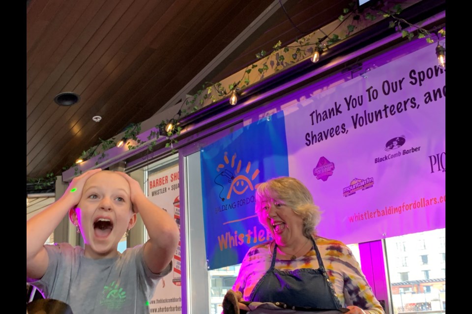 People of all ages came together to participate in the annual Balding for Dollars fundraiser on April 2. 