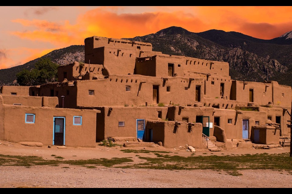 Ancient city of Taos , New Mexico. Photo by <a href="http://shutterstock.com">shutterstock.com</a>