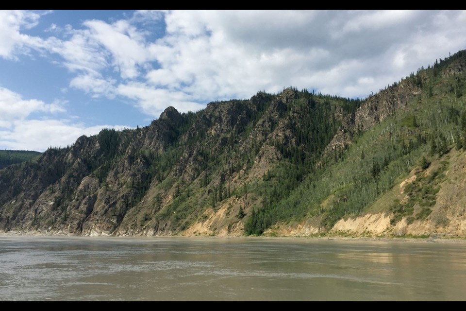 Solitude It turns out paddling the Yukon River isn't as quiet as one might think. photo by Leslie Anthony