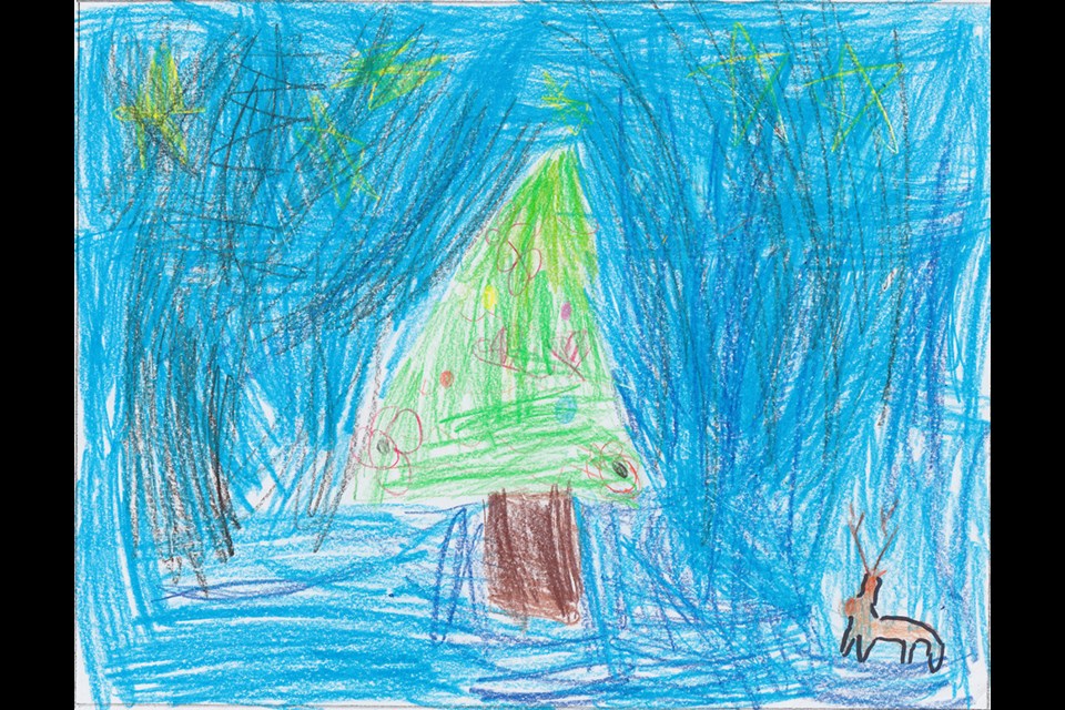 Artwork by Isla Dunbar, grade one, Westview Elementary School.