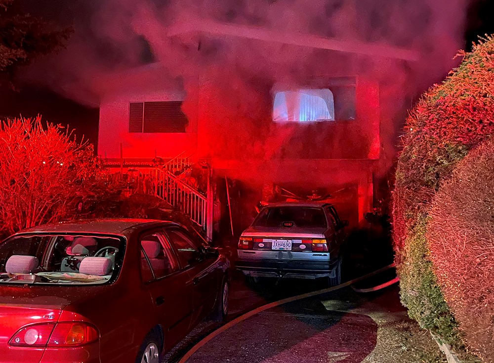 Powell River Woman Taken To Hospital After Garage Fire Powell River Peak