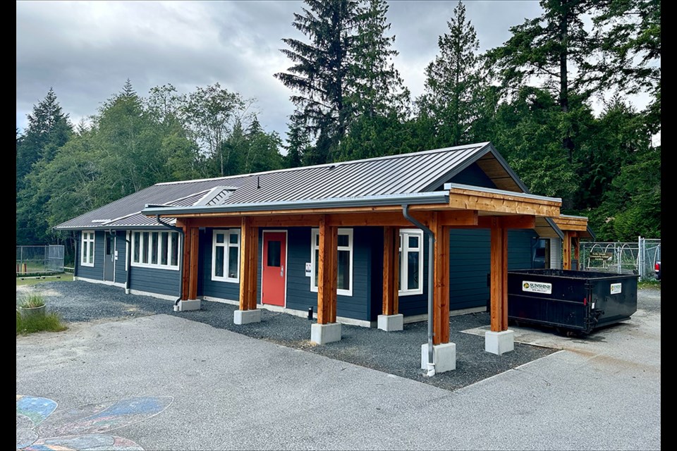 RETROFITTED BUILDING: qathet School District was able to make use of an existing building at Kelly Creek Community School and retrofit it for 28 new child care spaces. Edgehill Elementary School will also be opening up 28 new child care spaces.