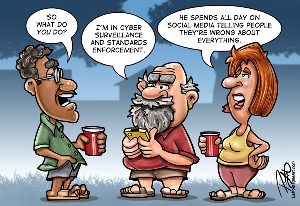 Cartoon: Cyber surveillance - Powell River Peak