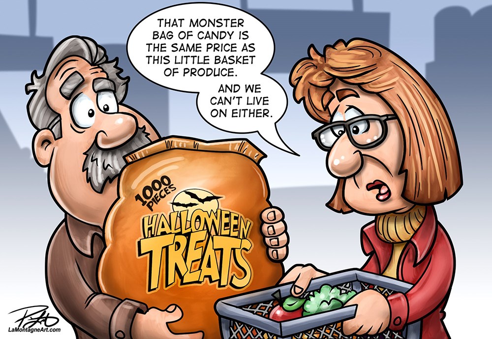 cartoon halloween candy